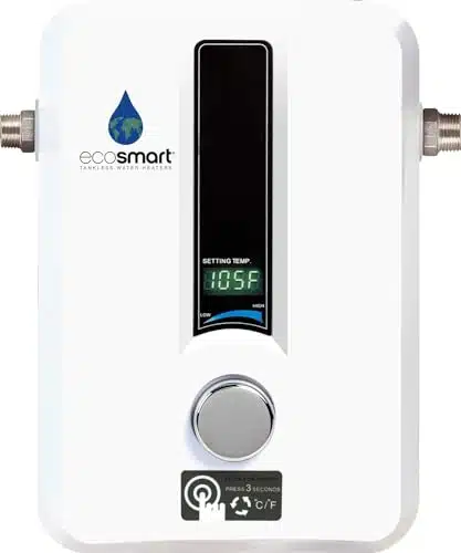 EcoSmart ECO Electric Tankless Water Heater, KW at Volts with Patented Self Modulating Technology