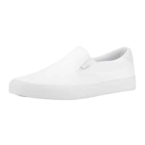 Lugz Mens Clipper Slip On Sneakers Shoes Casual White