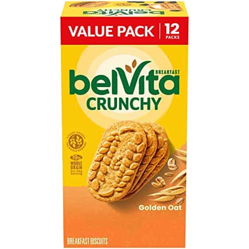 belVita Golden Oat Breakfast Biscuits, Value Pack, Packs (Biscuits Per Pack)