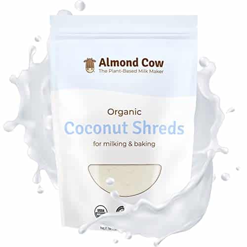 Almond Cow   Organic Coconut Shreds, Non GMO Shredded Coconut for Plant Based Milk Making, Unsweetened Coconut Flakes Keto Treats for Baking and Milking, Vegan and Gluten Free, lbsâ¦
