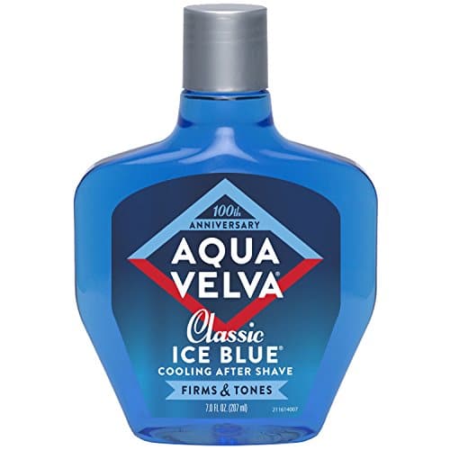 Aqua Velva After Shave, Classic Ice Blue, Soothes, Cools, and Refreshes Skin, Ounce