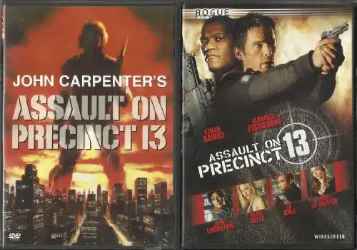 Assault on Precinct Original and Remake John Carpenter, Ethan Hawke, Laurence Fishburne pack Combo!