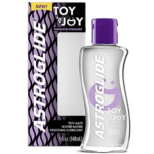Astroglide Toy 'N Joy Personal Lubricant (oz), Toy Safe Lube for Male and Female Sex Toys, Water Based for Easy Clean Up, Long Lasting Pleasure, Condom Compatible, Anal Safe, Manufactured in USAâ¦