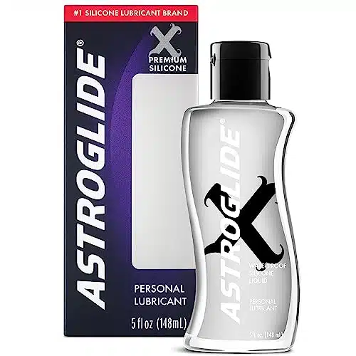 Astroglide X Premium Silicone Personal Lubricant (oz), Extra Long Lasting Silky Lube, Hypoallergenic, No Parabens or Glycerin, Waterproof for Water Play, Anal Safe, Dr. Recommended Brand