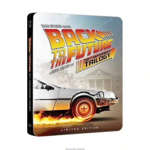 BACK TO THE FUTURE th Anniversary Complete Trilogy Steelbook (disc Blu ray + Digital HD) [Target Exclusive Steelbook with Bonus Disc; Limited Edition]