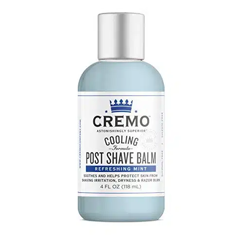 Cremo Cooling Formula Post Shave Balm, Soothes, Cools And Protects Skin From Shaving Irritation, Dryness and Razor Burn, Oz