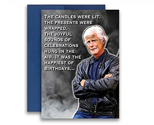 Dateline Inspired Keith Morrison Parody Funny Birthday Card Murder Mystery Greeting Card xinches wEnvelope