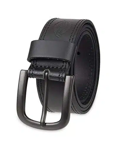 Dickies Men's Casual Leather Belt, Black,