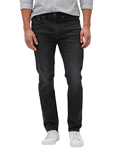 GAP Mens Soft Wear Slim Fit Jeans, Dark Grey ,  x L US