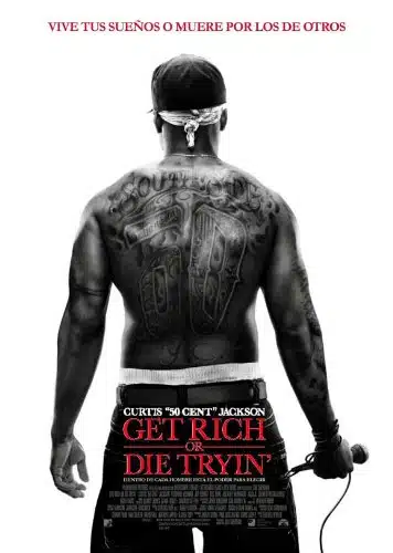 Get Rich or Die Tryin' Poster Spanish xCent Adewale Akinnuoye Agbaje Walter Alza
