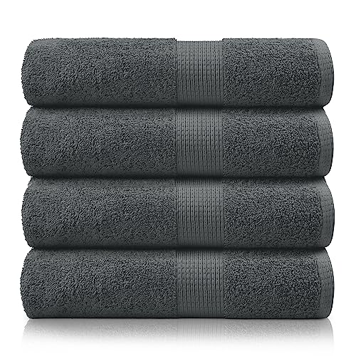 LANE LINEN Bath Sheets Bathroom Towel Set of , % Cotton Bath Sheet Towels for Adult, Ultra Soft & Highly Absorbent Grey Large Bath Towels, Shower Towels Bath Sheet Sets for Bathroom x