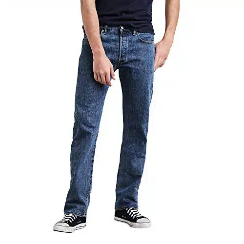 Levi's Men's Original Fit Jeans (Also Available in Big & Tall), Medium Stonewash,  x L