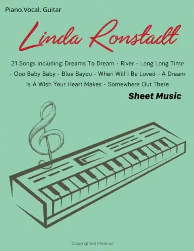 Linda Ronstadt Sheet Music Hit Songs For Piano, Vocal, Guitar