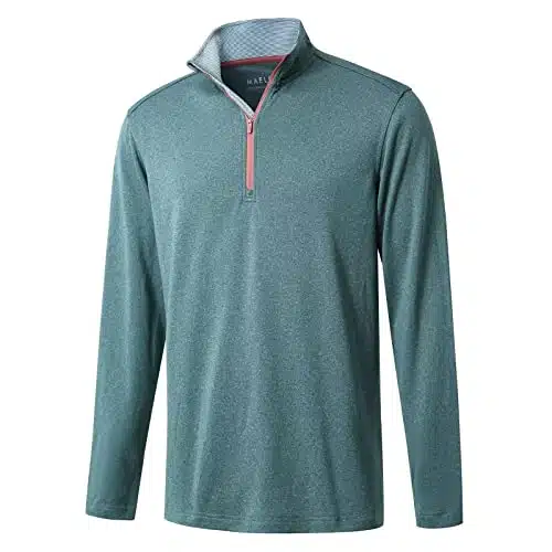 M MAELREG Mens Pullover Quarter Zip Golf Sport Casual Long Sleeve Mens Golf Half Zip Pullover Sweatshirts for Men