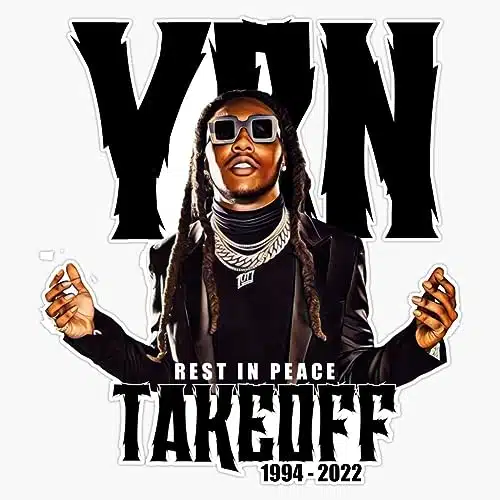 Magnet Takeoff Migos Member Rip Sold by Rbnfagnet Vinyl Decal Sticker
