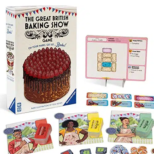 Ravensburger The Great British Baking Show Game for Gamers and Bakers Ages and Up