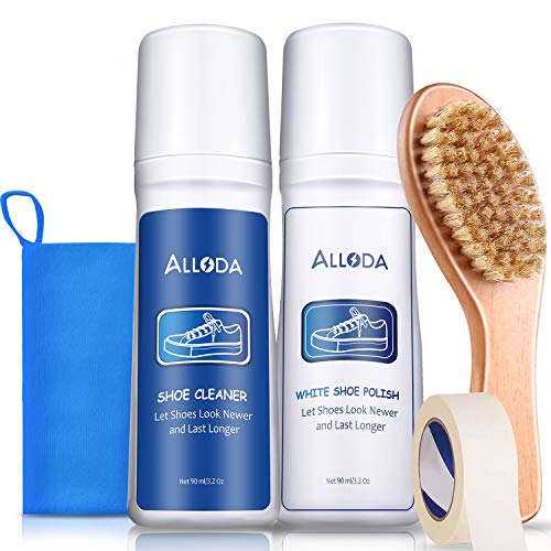 Shoe Cleaner+Shoe Whitener, Sneaker Cleaner, Brush Shoe Cleaning Kit, Alloda