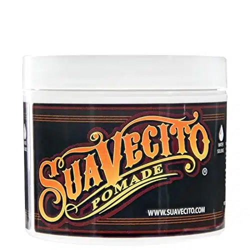 Suavecito Pomade Original For Men oz, Pack   Medium Shine Water Based Wax Like Flake Free Hair Gel   Easy To Wash Out   All Day Hold For All Hairstyles