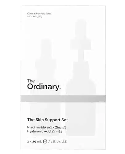 The Ordinary Facial Treatment Hyaluronic Acid with % + B(ml) and The Ordinary Niacinamide % + Zinc % (ml) Bundle Face Care Set