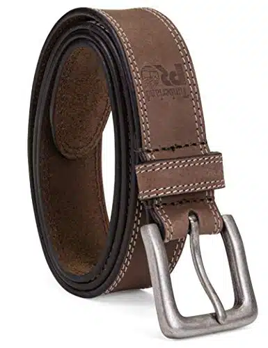 Timberland PRO Men's mm Boot Leather Belt, Brown,