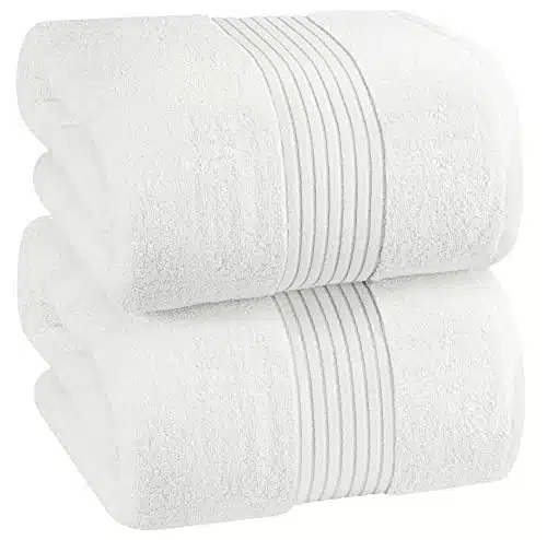 Utopia Towels   Premium Jumbo Bath Sheet Pack   % Cotton Highly Absorbent and Quick Dry Extra Large Bath Towel   Super Soft Hotel Quality Towel (x Inches, White)