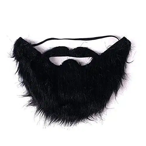 VIGUEUR Mustaches Self Adhesive   Costume Party Male Man Fake Beard Moustache Black (pc)