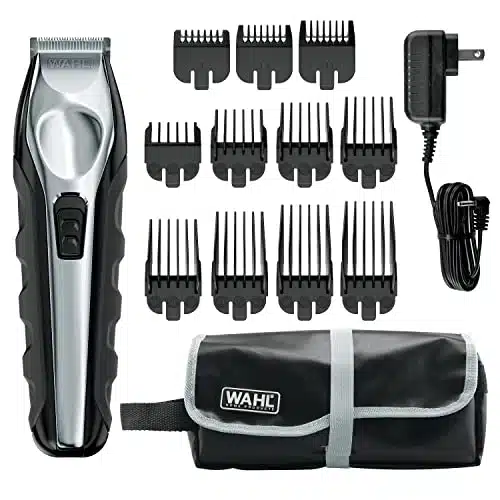 Wahl USA Lithium Ion Total Beard Trimmer for Men with Guide Combs for Easy Trimming, Detailing, & Grooming â Model