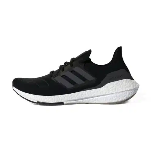 adidas Men's Ultraboost Running Shoe, BlackBlackWhite,