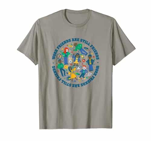 Abbott Elementary Work Friends Are Still Friends Doodle Cast T Shirt