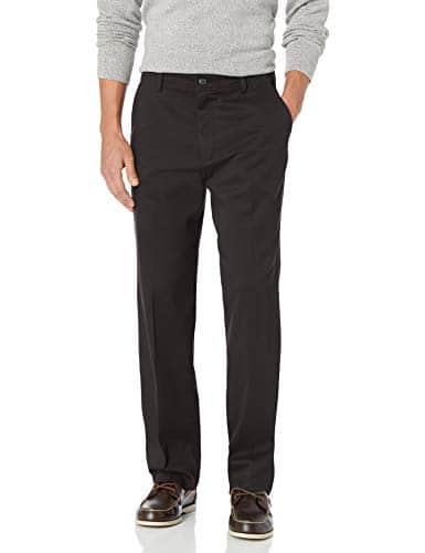 Dockers Men's Classic Fit Easy Khaki Pants (Standard and Big & Tall), Black, x L