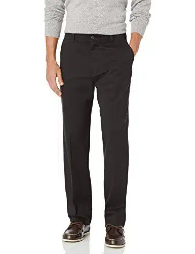 Dockers Men's Classic Fit Easy Khaki Pants (Standard and Big & Tall), Black,  x L