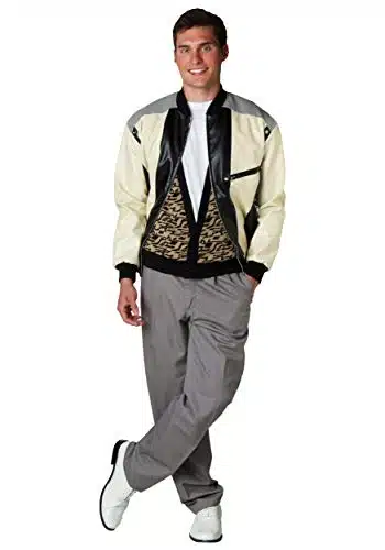 Ferris Bueller's Day Off Adult Ferris Bueller Jacket and Vest Costume for Men Large