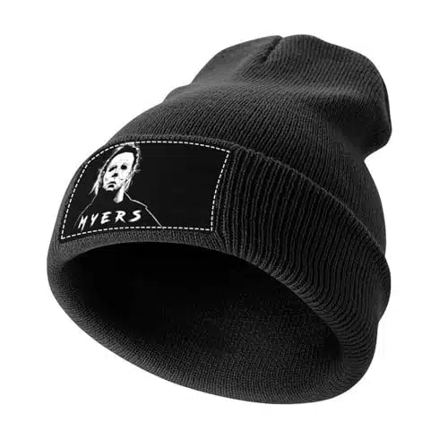 Halloween Michael Myers Knit Hat Winter Warm Thick Casual Snow Knitted Beanie Hats for Men Women