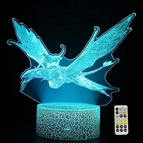 LLBBXX The Way of Water Action Figures Night Light for Kids D Avatar Bedside Lamp Colors Changing Touch & Remote Control Boys Toys Christmas Gifts for Boys Girls Men Home Decor Office Bedroom