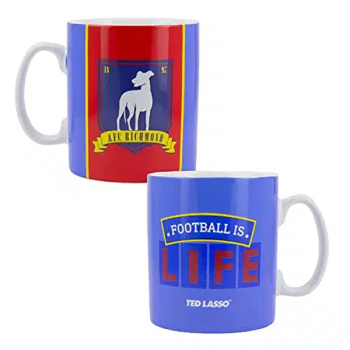 Paladone Ted Lasso Football is Life Extra Large Ceramic Coffee Mug  Officially Licensed Ted Lasso Merchandise