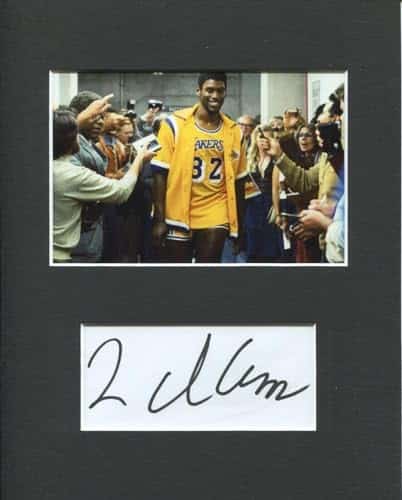 Quincy Isaiah The Rise of the Lakers Magic Johnson Signed Autograph Photo Displa Autographed NBA Photos