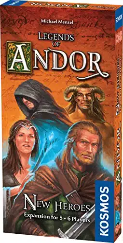 Thames & Kosmos Legends of Andor New Heroes and Player Expansion Cooperative, Family, Strategy Board Game by Kosmos  Expand The Award Winning Game Legends of Andor, Multi, ()