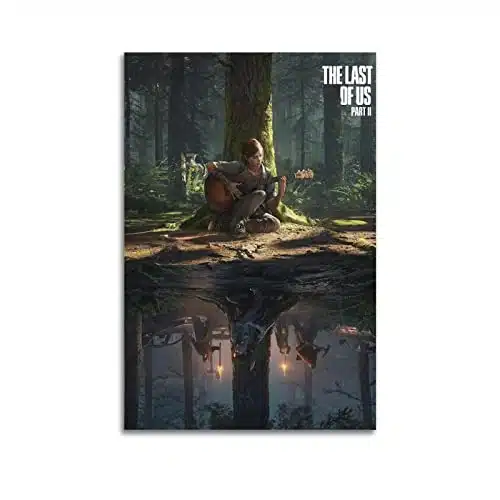 AAAG The Last of Game Poster Ellie Poster Canvas s Wall Art Room Aesthetic Posters xinch(xcm)
