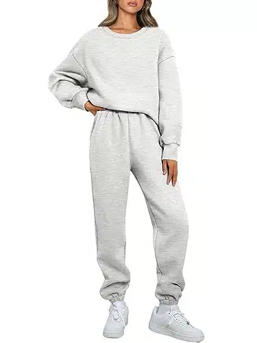 AUTOMET Womens Piece Outfits Oversized Sweatsuit Fall Fashion Track Suits Matching Sets Sweatshirts Going Out Casual Winter Clothes Sweatpants with Pockets