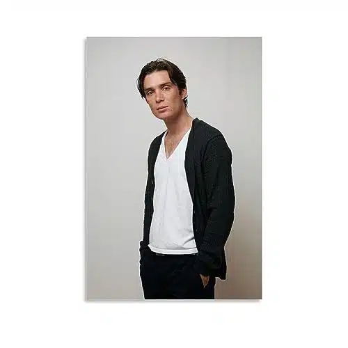 Cillian Murphy Young Poster Wall Art Scroll Canvas Painting Picture Living Room Decor Home xinch(xcm)
