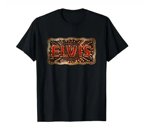 ELVIS Movie Buckle Logo Official T Shirt
