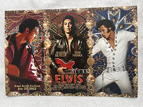 ELVIS   xOriginal Promo Movie Poster Fan Event Baz Luhrmann Austin Butler Presley