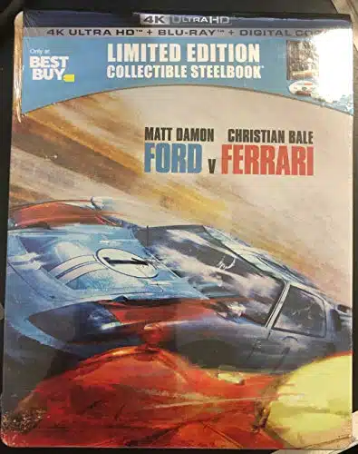 FORD Vs FERRARI Steelbook K UHD Blu ray (Steelbook)