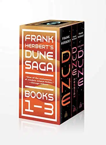 Frank Herbert's Dune Saga Book Boxed Set Dune, Dune Messiah, and Children of Dune