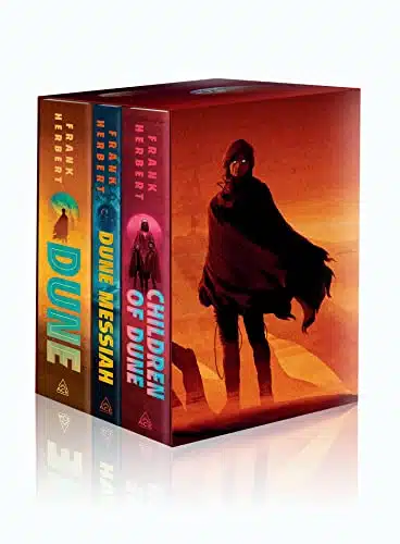 Frank Herbert's Dune Saga Book Deluxe Hardcover Boxed Set Dune, Dune Messiah, and Children of Dune