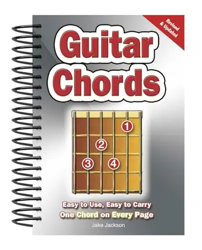 Guitar Chords Easy to Use, Easy to Carry, One Chord on Every Page