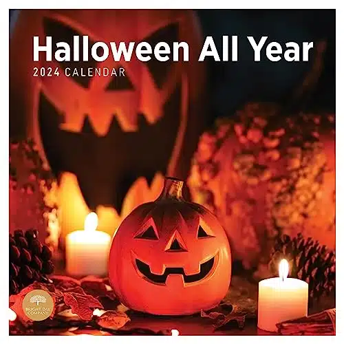 Halloween All Year Monthly Wall Calendar by Bright Day, x Inch Spooky Fun Holiday