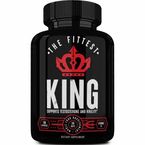 King Supports Manhood, Alpha Virility, Testosterone and Top King Status Loaded wTesticle, Liver, Bone Marrow and Heart Strength Makes All Other Values Possible The Fittest