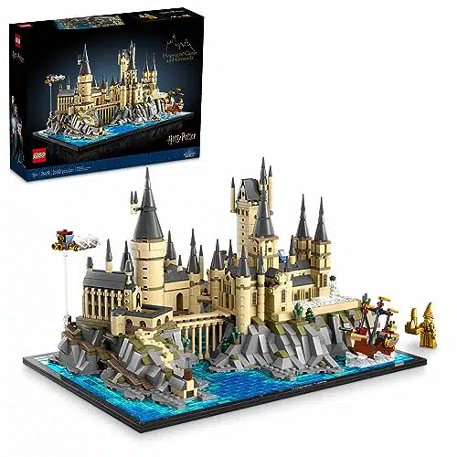 LEGO Harry Potter Hogwarts Castle and Grounds Building Set, Gift Idea for Adults, Buildable Display Model, Collectible Harry Potter Playset, Recreate Iconic Scenes from The Wi
