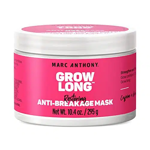 Marc Anthony Grow Long Hair Mask, for Dry Damaged Hair, Ounce